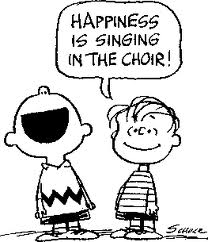 Snoopy characters singing